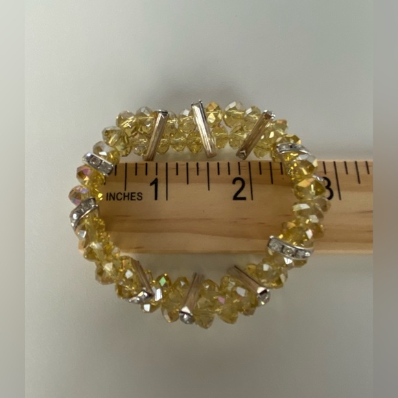 Yellow Necklace + Bracelet + Ring Set - Picture 8 of 10